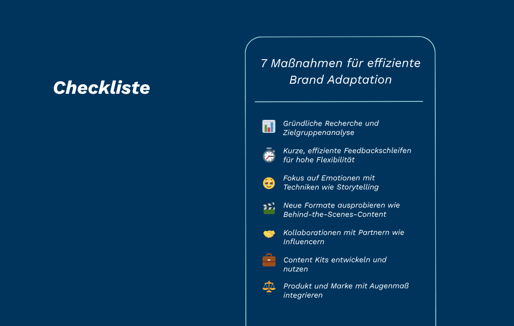 7 Praxistipps für Brand Adaptation