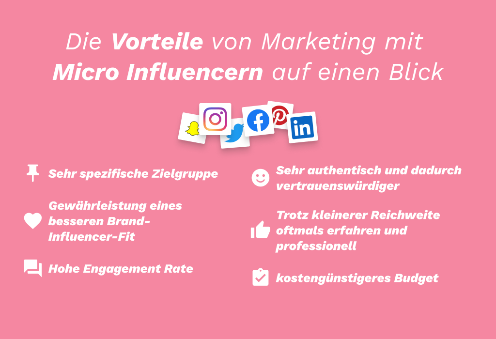 Vorteile von Influencer Marketing