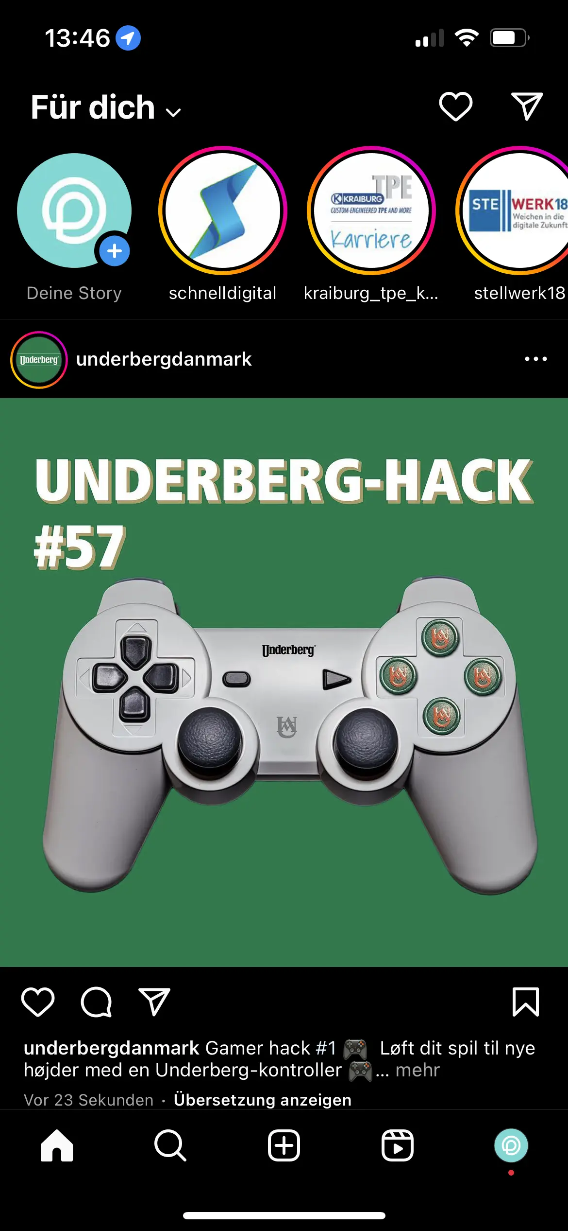 Instagram App öffnen