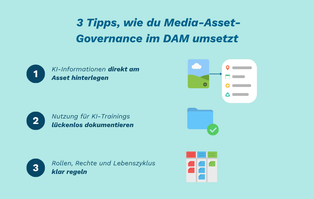 3 Tipps für Media Asset Governance im DAM