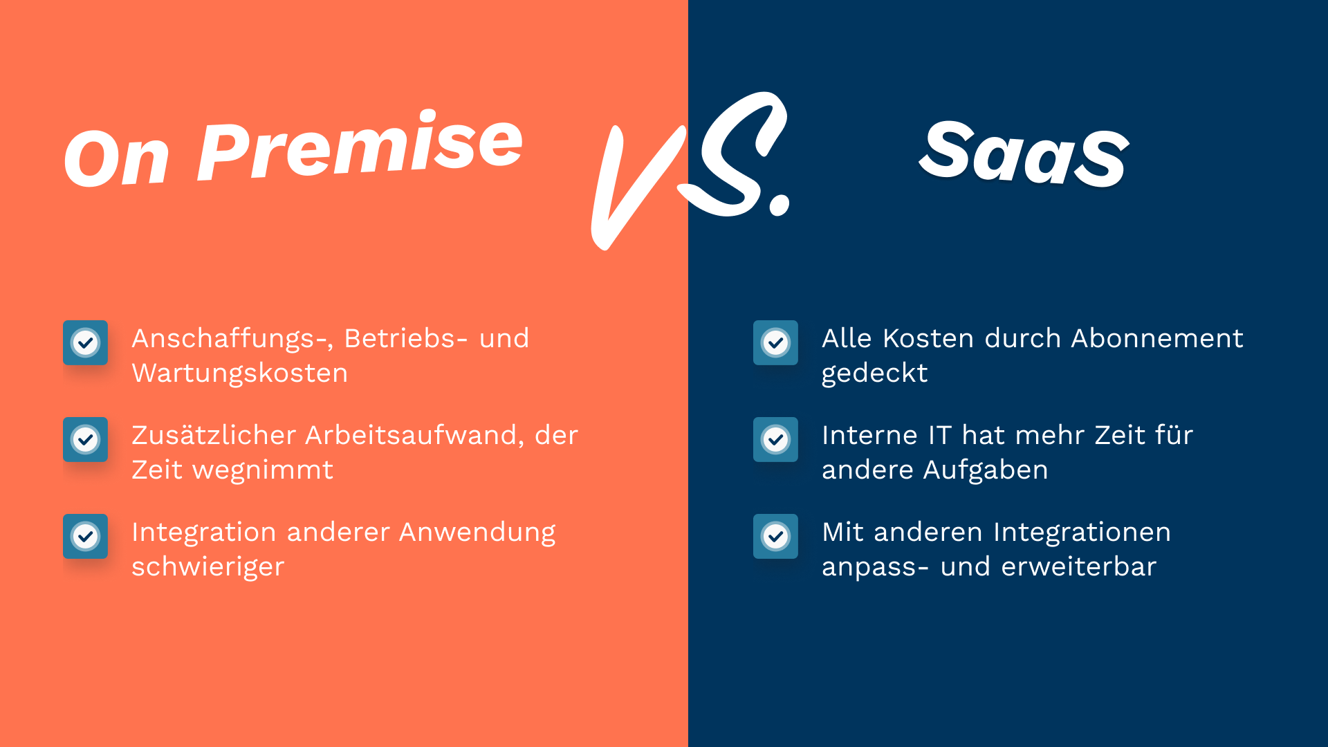 on premise vs saas gegenüberstellung