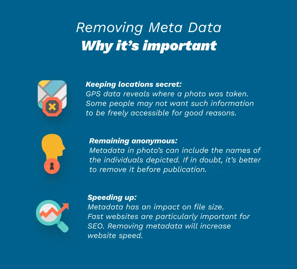 Why remove metadata