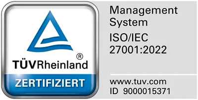 ISO-Zertifikat TÜV