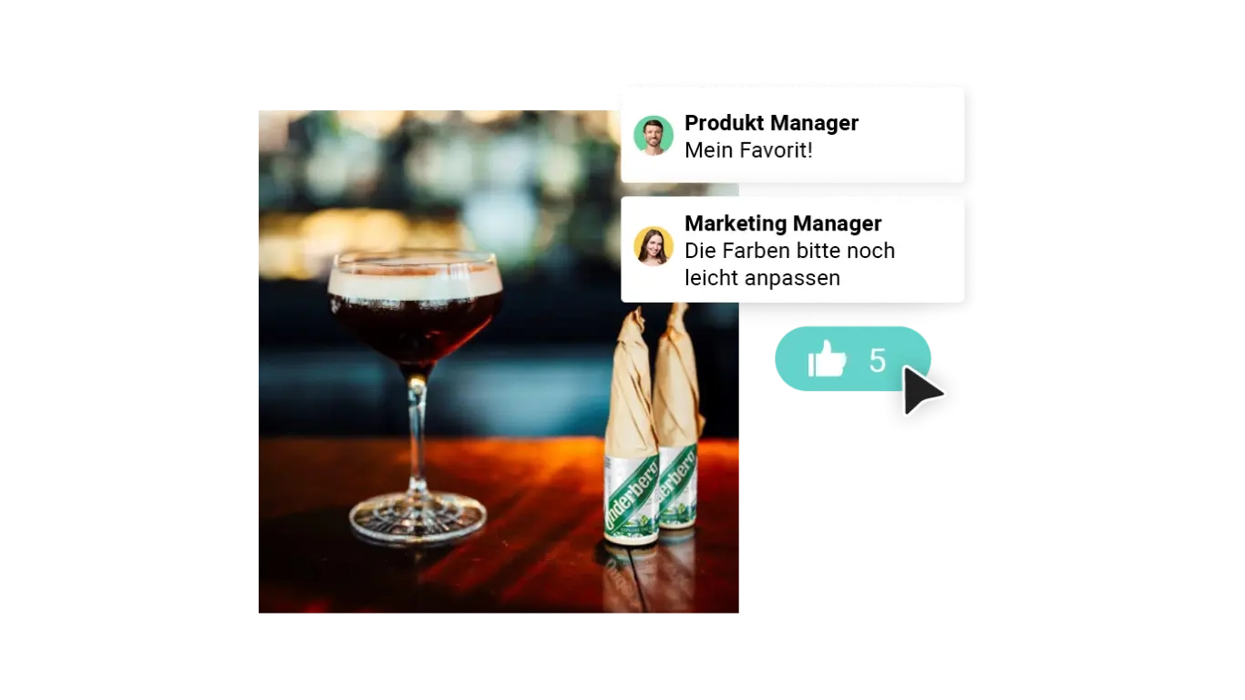 Feedbackfunktion in pixx.io