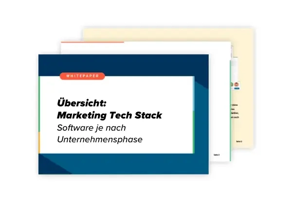 Übersicht Marketing Tech Stack