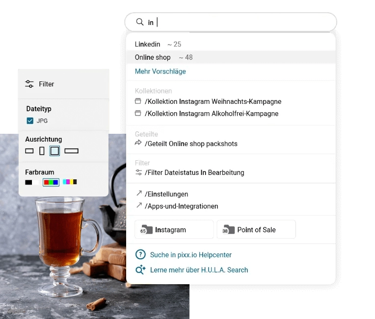 pixx.io Suche