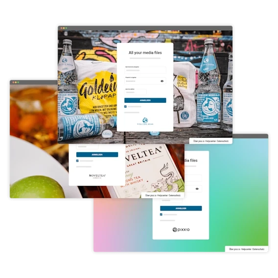 pixx.io Media Management Login Portal