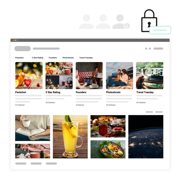 Partner media portal