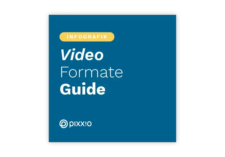 Best Practices Video Formate - Infografik