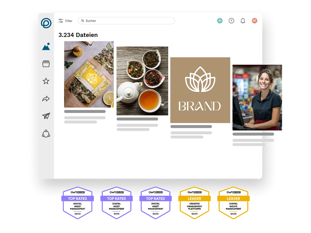 pixxio Digital Asset Management UI